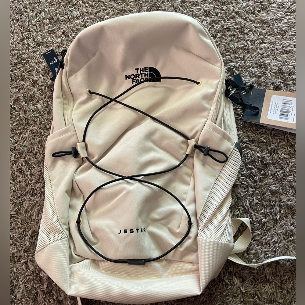 Norths face Men's Backpack in Beige and Gray - Everyday Commuter Pack
